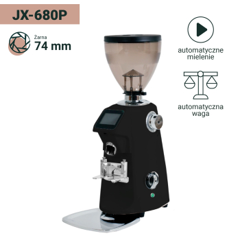 Młynek JX-680P Glossy Black (żarna 74mm) Coffee Format